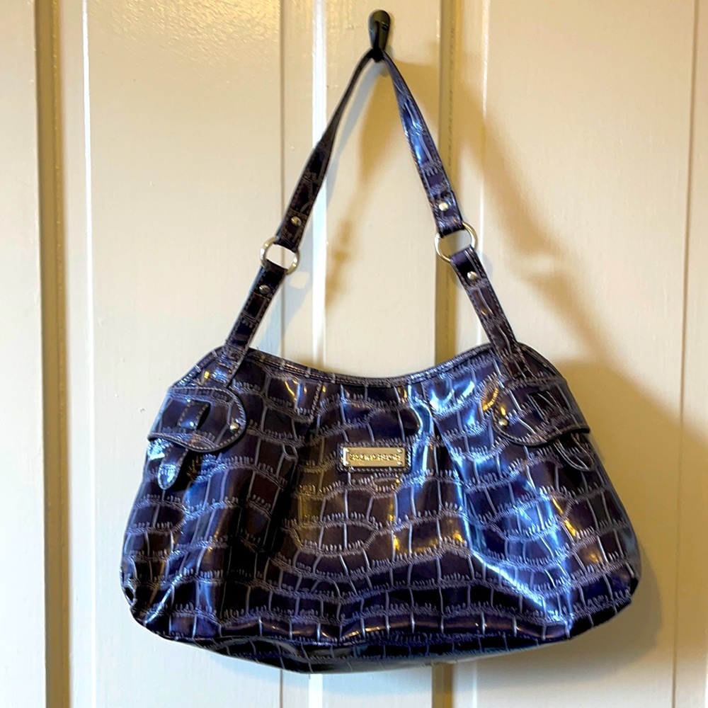 SAGHARBOR Alligator textured hobo